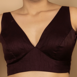 Readymade Sleeveless Blouse - Plain