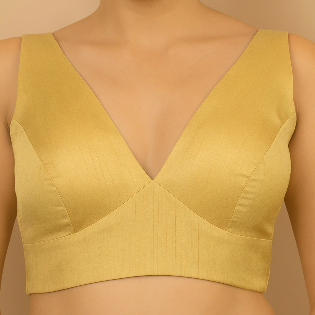 Readymade Sleeveless Blouse - Plain