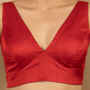 Readymade Sleeveless Blouse - Plain