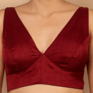 Readymade Sleeveless Blouse - Plain