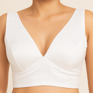 Readymade Sleeveless Blouse - Plain