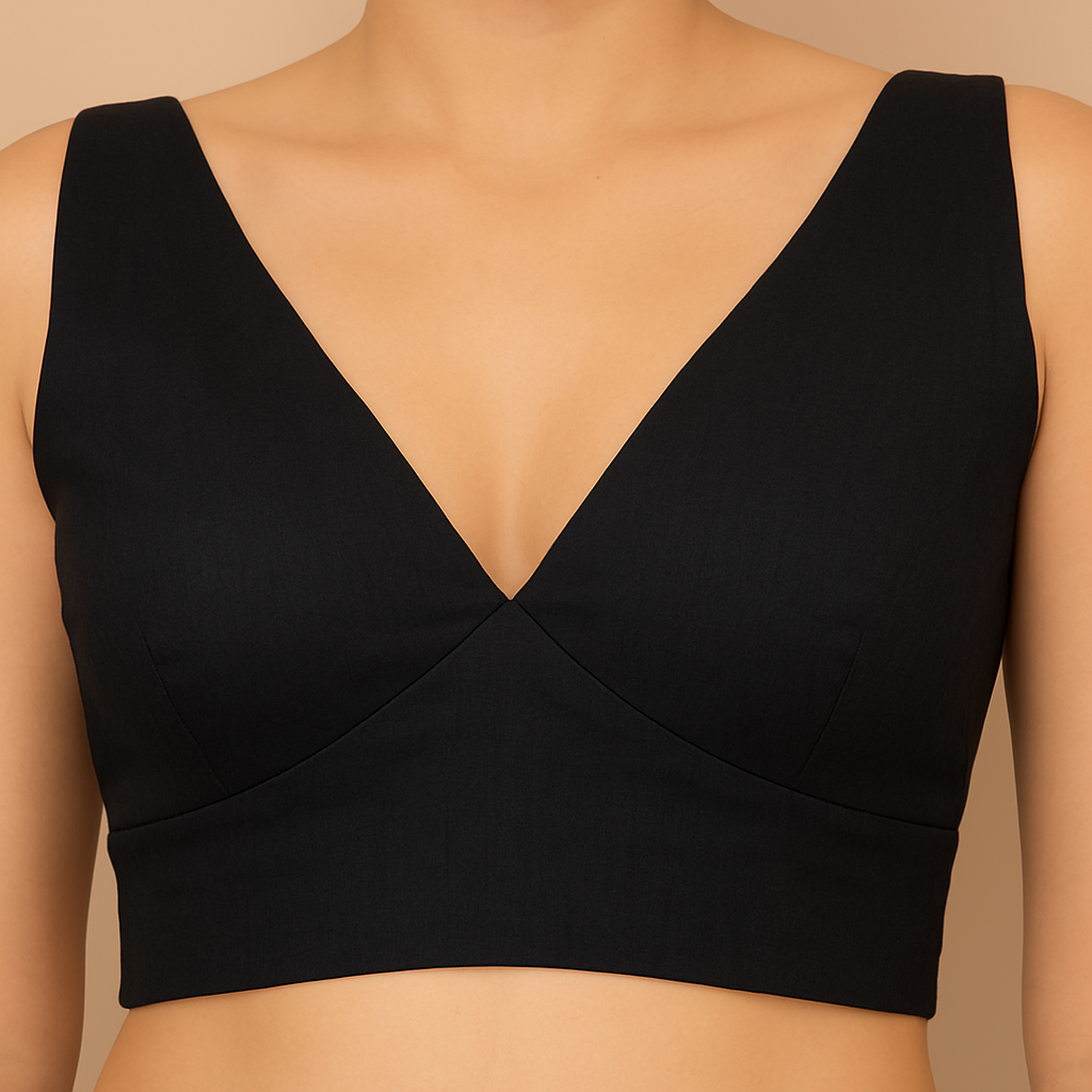 Readymade Sleeveless Blouse - Plain