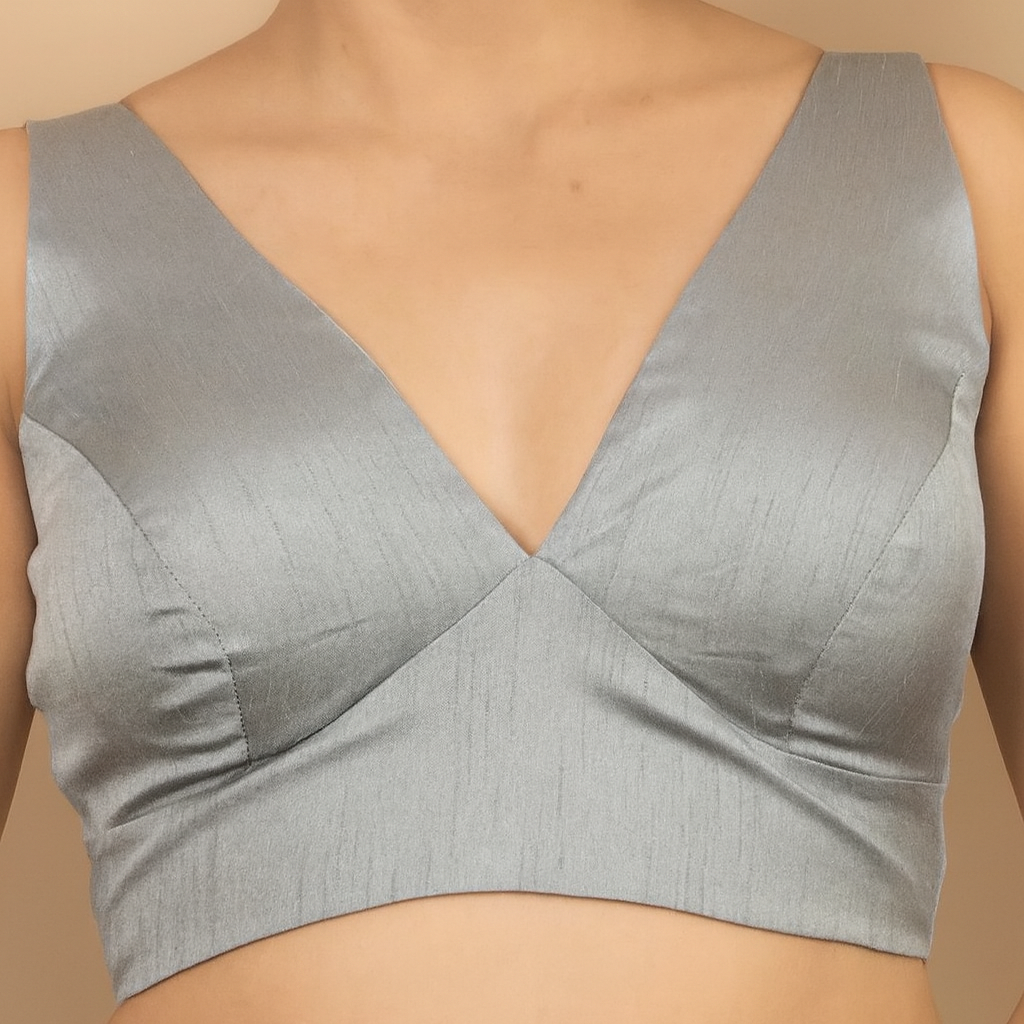 Readymade Sleeveless Blouse - Plain
