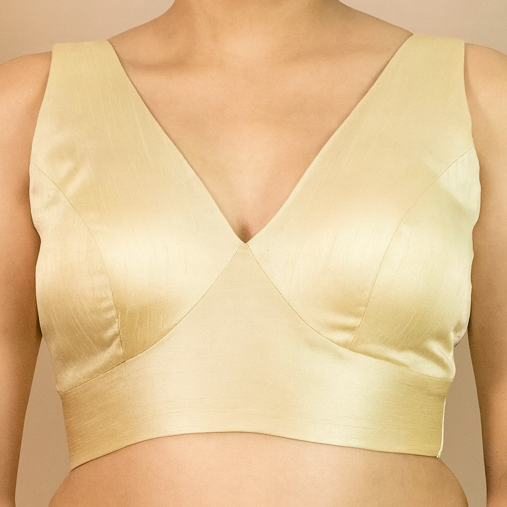 Readymade Sleeveless Blouse - Plain