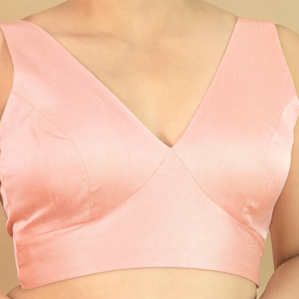 Readymade Sleeveless Blouse - Plain