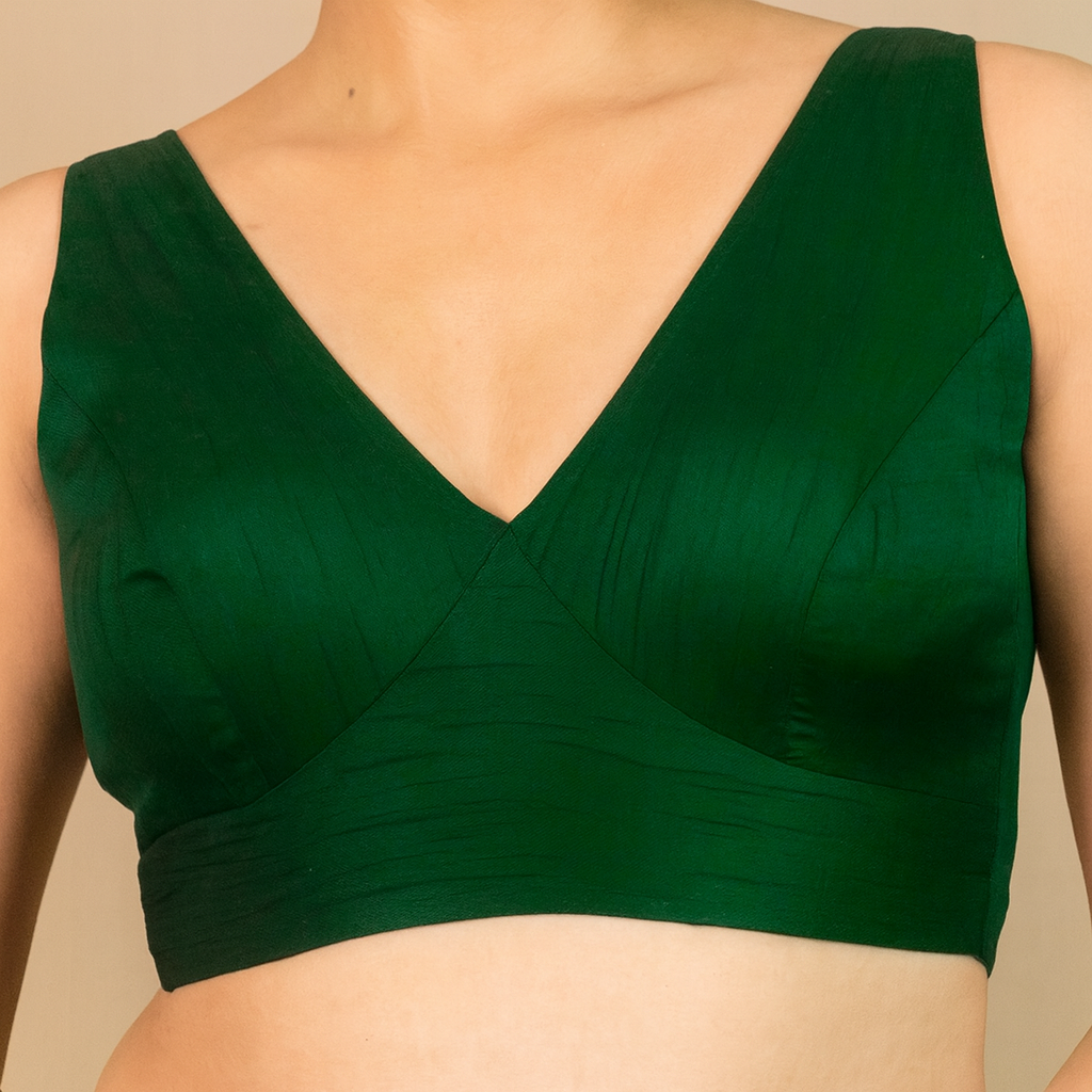 Readymade Sleeveless Blouse - Plain
